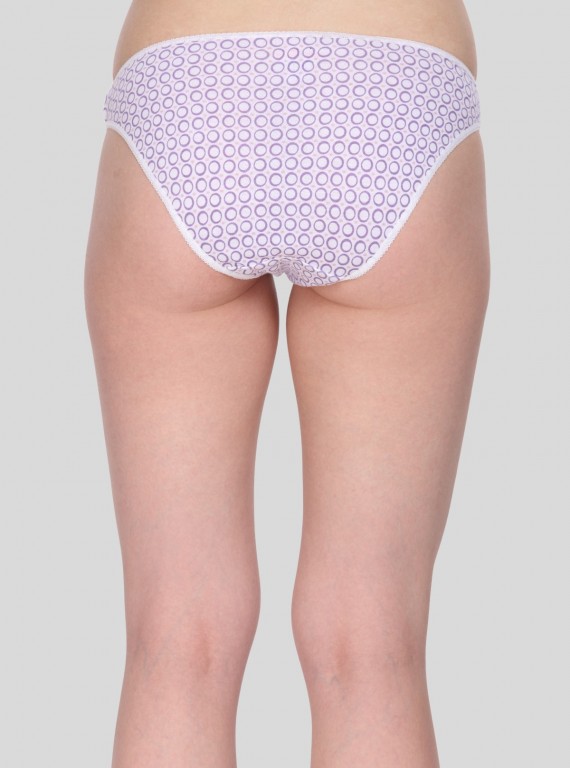 Purple print Womens Brief