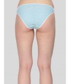 Green Stripe Womens Brief