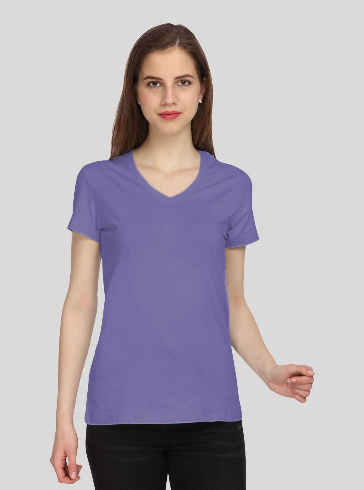 lilac color tshirt