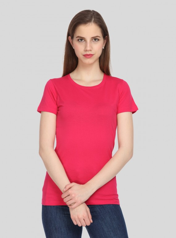 Coral Ribbed TShirt