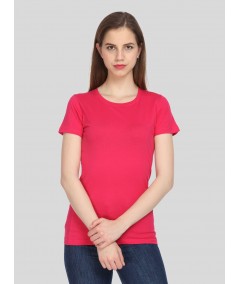Coral Ribbed TShirt