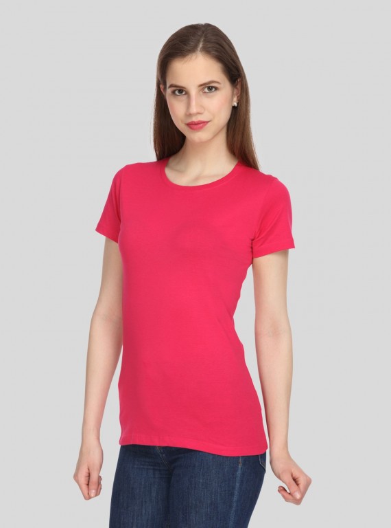 Coral Ribbed TShirt