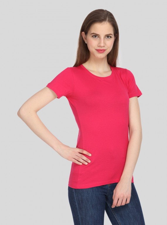Coral Ribbed TShirt