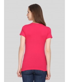 Coral Ribbed TShirt