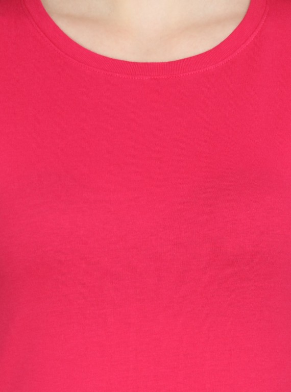 Coral Ribbed TShirt