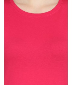 Coral Ribbed TShirt