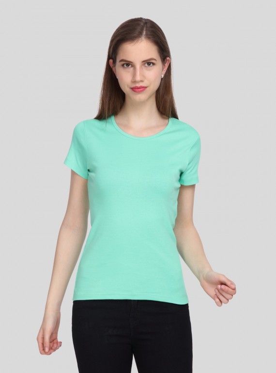 Turquoise Ribbed TShirt