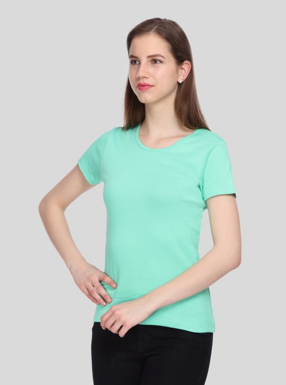 Turquoise Ribbed TShirt