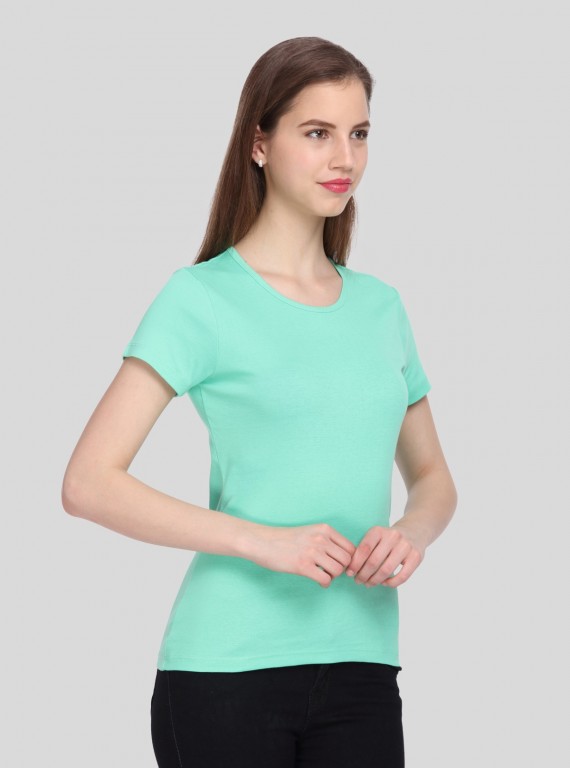 Turquoise Ribbed TShirt