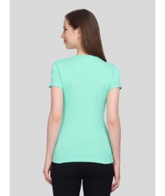 Turquoise Ribbed TShirt