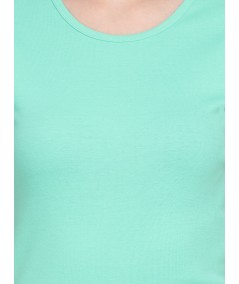 Turquoise Ribbed TShirt
