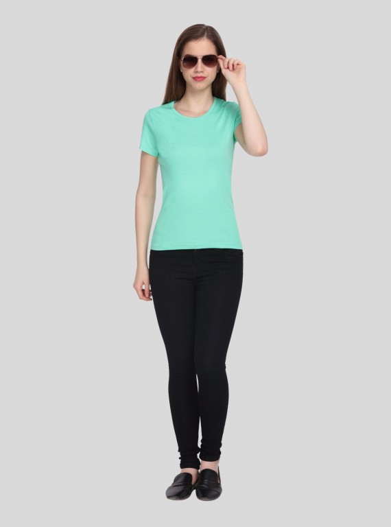Turquoise Ribbed TShirt