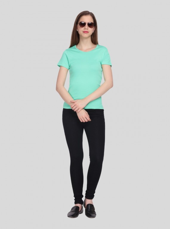 Turquoise Ribbed TShirt