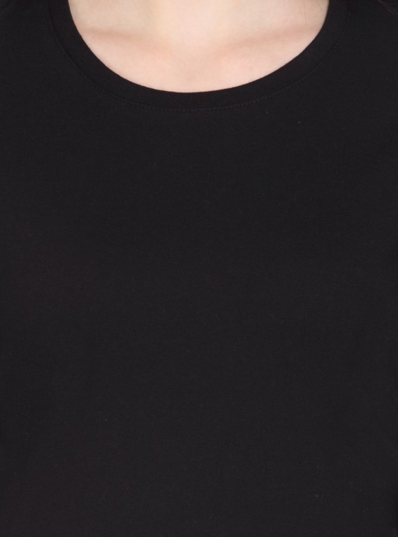 Black Crew Neck TShirt