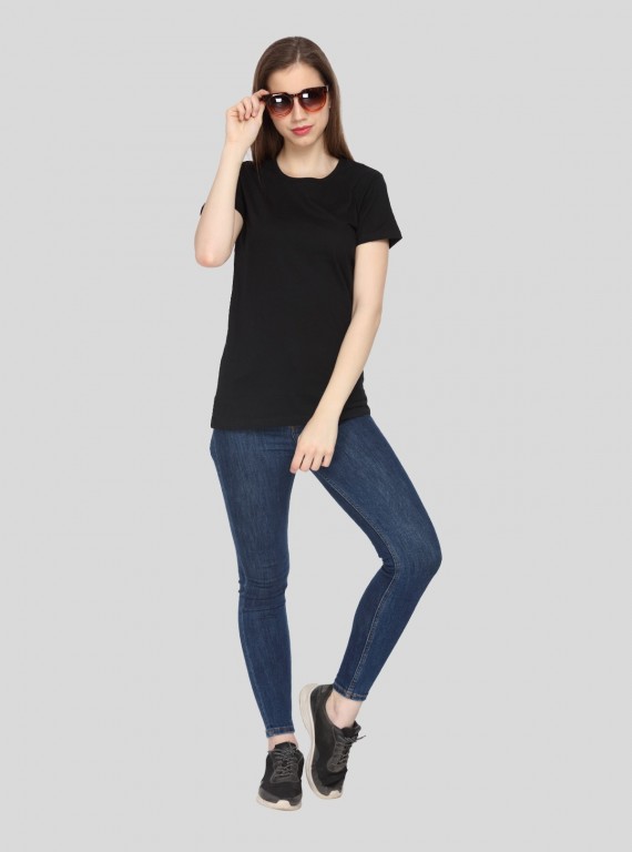 Black Crew Neck TShirt