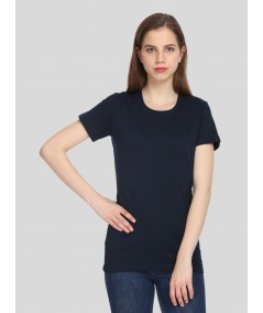 Navy Basic Crew Neck TShirt
