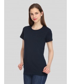 Navy Basic Crew Neck TShirt