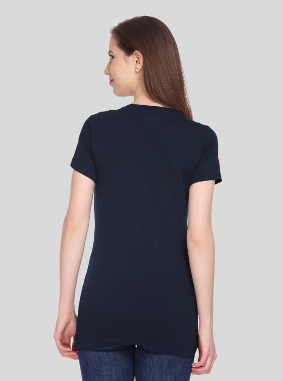 Navy Basic Crew Neck TShirt