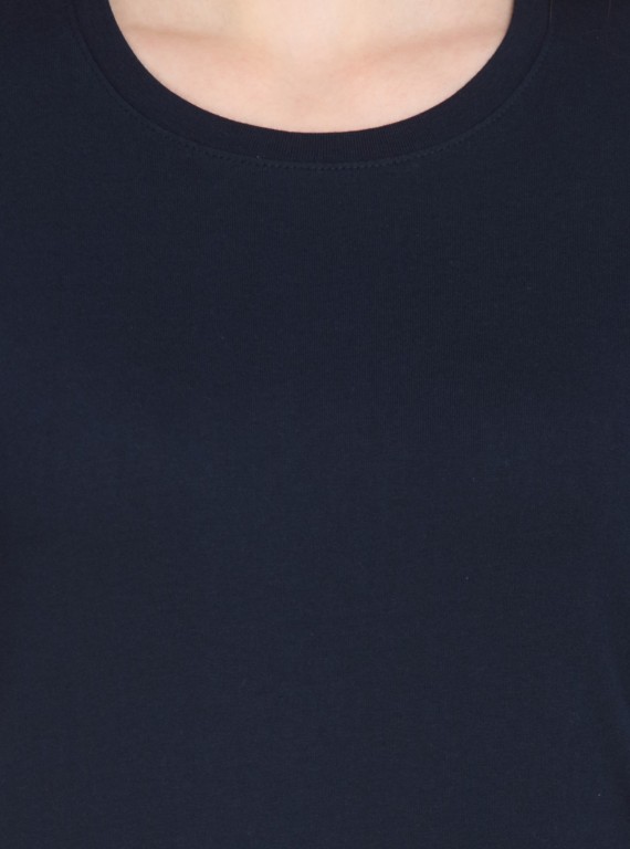 Navy Basic Crew Neck TShirt