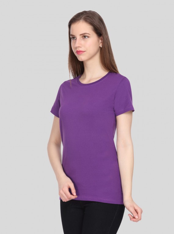 Purple Crew Neck TShirt