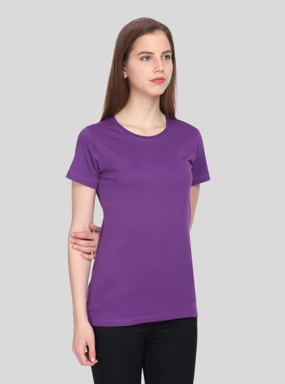 Purple Crew Neck TShirt