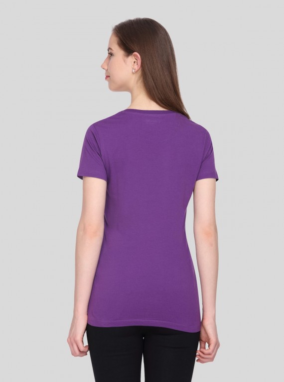 Purple Crew Neck TShirt