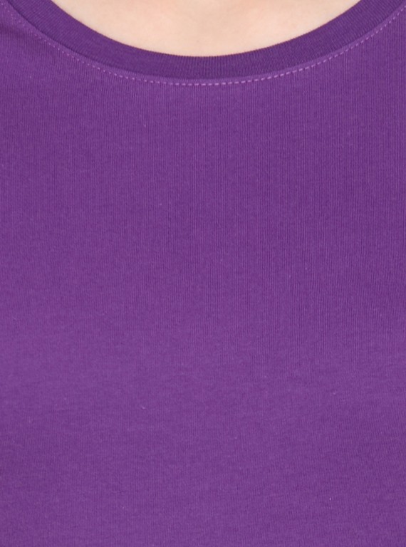 Purple Crew Neck TShirt