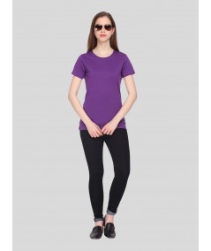 Purple Crew Neck TShirt