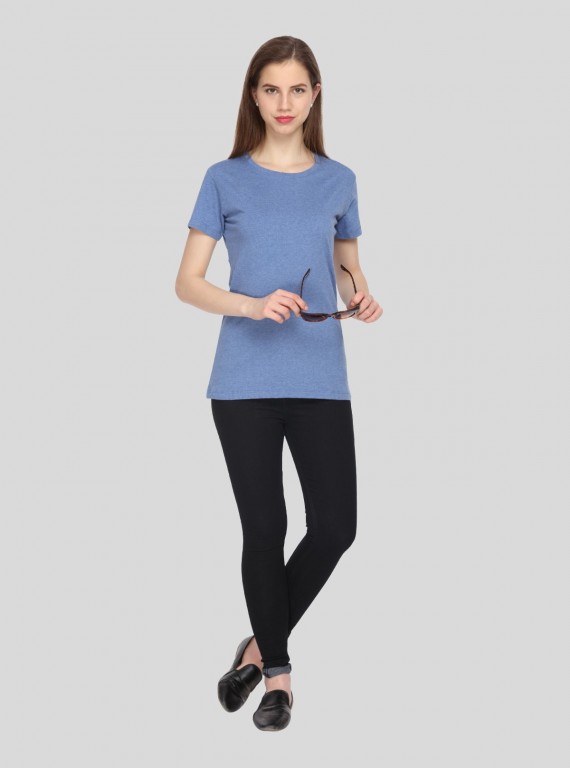 Light Blue Crew Neck TShirt
