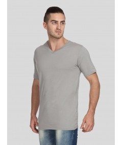 Grey Fonce V Neck TShirt