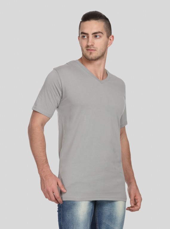 Grey Fonce V Neck TShirt