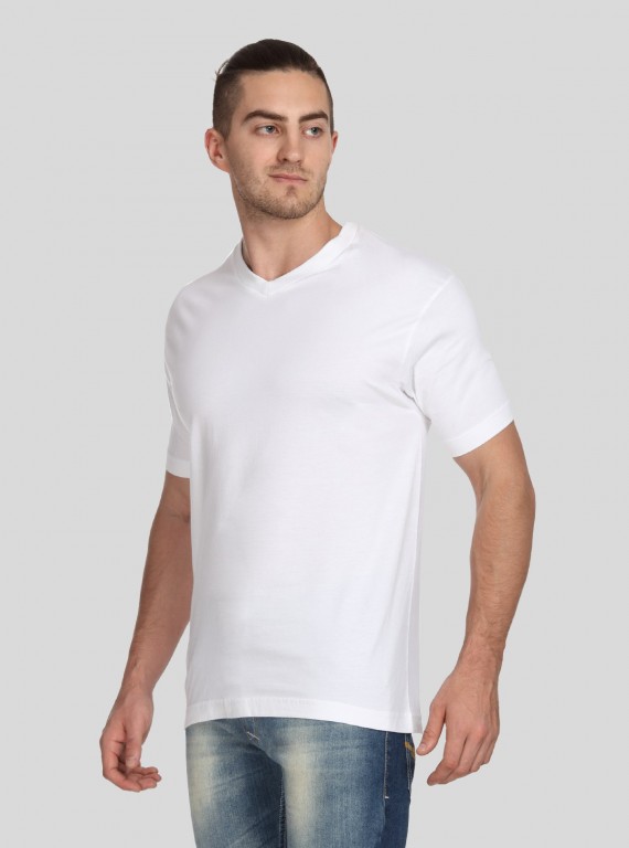 White V Neck TShirt