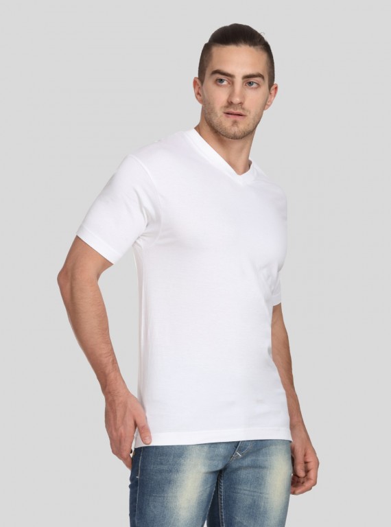 White V Neck TShirt