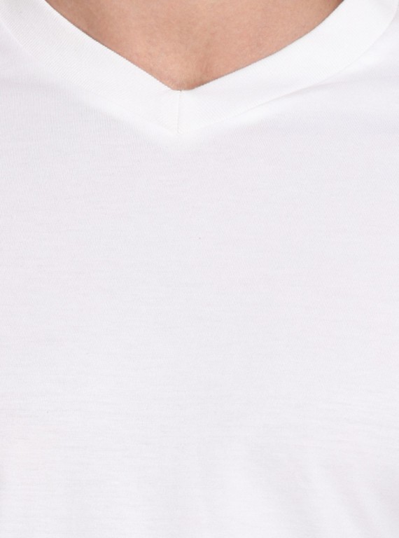 White V Neck TShirt