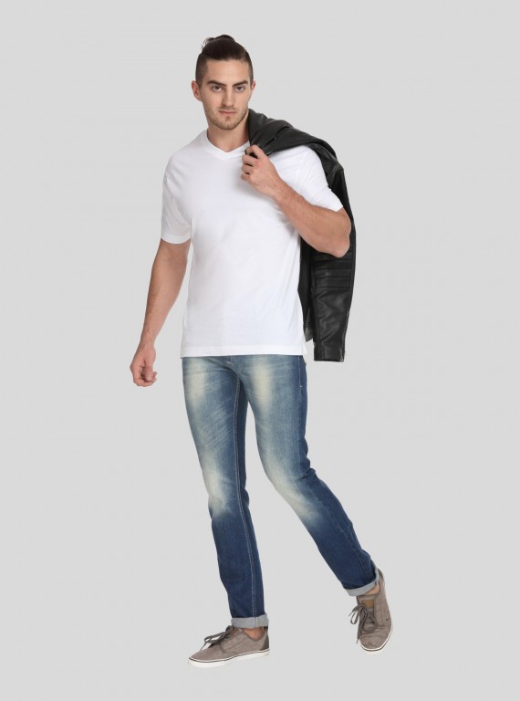 White V Neck TShirt