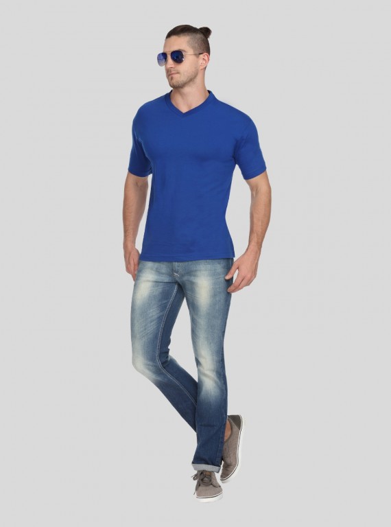 Royal V Neck TShirt