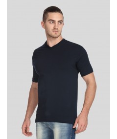 Navy Blue V Neck TShirt