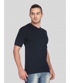 Navy Blue V Neck TShirt