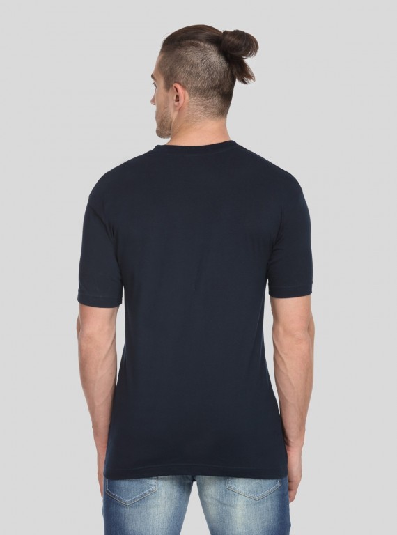 Navy Blue V Neck TShirt