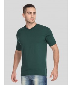 Deep Green V Neck TShirt