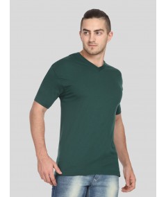 Deep Green V Neck TShirt