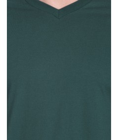 Deep Green V Neck TShirt