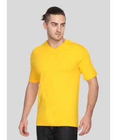 Yellow V Neck TShirt
