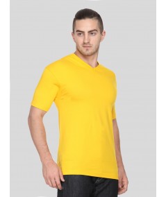 Yellow V Neck TShirt