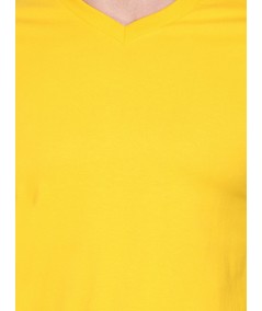Yellow V Neck TShirt