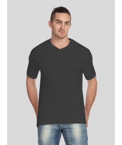 Men’s Dusted Grey V-Neck T-Shirt – Soft & Stylish | Boer & Fitch
