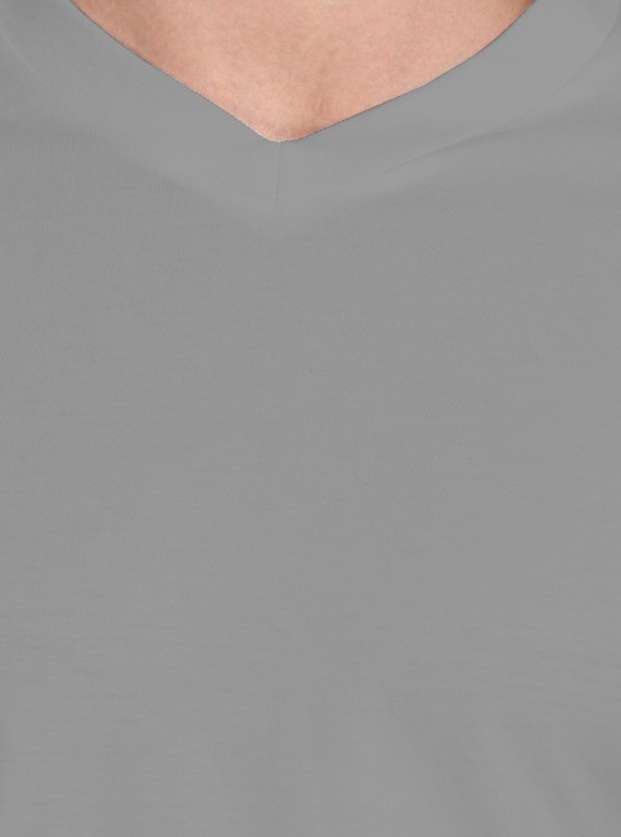 Light Grey V Neck TShirt