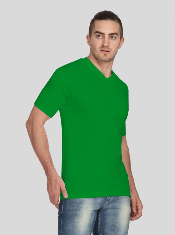 Green V Neck TShirt
