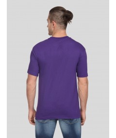 Purple Basic Crew Neck TShirt