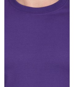 Purple Basic Crew Neck TShirt